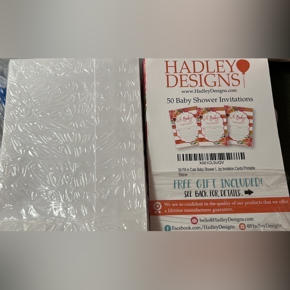 Baby Shower Invitations & Envelopes - Picture 2 of 10